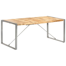 Indlæs billede til gallerivisning Tavolo da Pranzo 180x90x75 cm in Legno Massello di Mango Grezzo