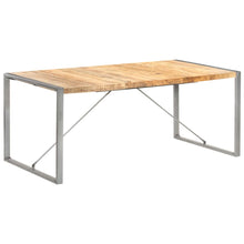Indlæs billede til gallerivisning Tavolo da Pranzo 180x90x75 cm in Legno Massello di Mango Grezzo
