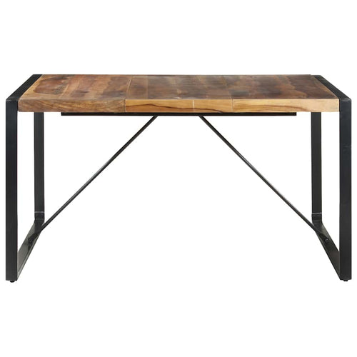Tavolo da Pranzo 140x140x75 cm in Legno Massello