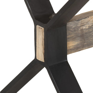 Tavolo da Pranzo 160x80x76 cm in Legno Massello di Mango Grezzo