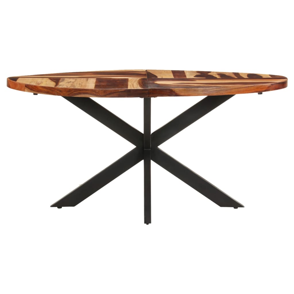 Tavolo da Pranzo 160x90x75 cm in Legno Massello di Acacia