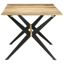 Indlæs billede til gallerivisning Tavolo da Pranzo 180x90x76 cm in Legno Massello di Mango