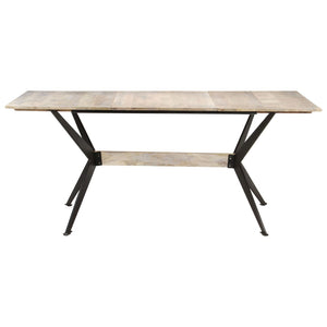 Tavolo da Pranzo 180x90x76 cm in Legno Massello di Mango