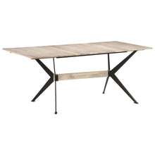 Indlæs billede til gallerivisning Tavolo da Pranzo 180x90x76 cm in Legno Massello di Mango