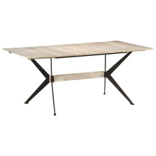 Indlæs billede til gallerivisning Tavolo da Pranzo 180x90x76 cm in Legno Massello di Mango