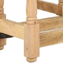 Indlæs billede til gallerivisning Tavolo da Pranzo Rotondo 110x76 cm in Legno Massello di Mango