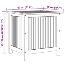 Load image into Gallery viewer, Bauletto da Giardino 60x50x58 cm in Massello di Acacia