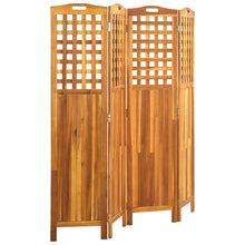 Load image into Gallery viewer, Separè 4 Pannelli  161x2x170 cm in Massello Acacia