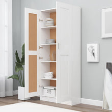 Load image into Gallery viewer, Libreria/Armadio Bianca 82,5x30,5x185,5 cm in Legno Multistrato