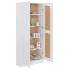 Load image into Gallery viewer, Libreria/Armadio Bianca 82,5x30,5x185,5 cm in Legno Multistrato