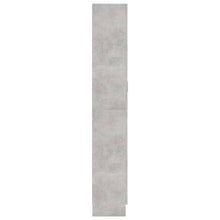 Carica l&#39;immagine nel visualizzatore di Gallery, Libreria Armadio Grigio Cemento 82,5x30,5x185,5 cm in Legno Multistrato