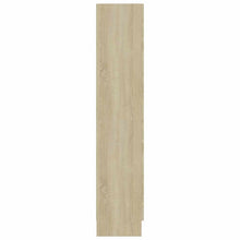 Carica l&#39;immagine nel visualizzatore di Gallery, Armadietto Vetrina Rovere Sonoma 82,5x30,5x150 cm Multistrato