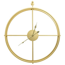 Carica l&#39;immagine nel visualizzatore di Gallery, Orologio da Parete Oro 52 cm in Ferro