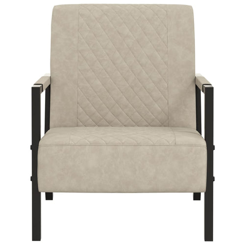 Poltrona Grigio Chiaro in Similpelle