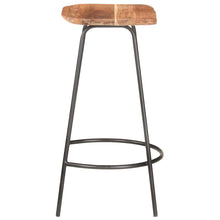 Load image into Gallery viewer, Sgabelli da Bar 2 pz in Legno Massello di Acacia