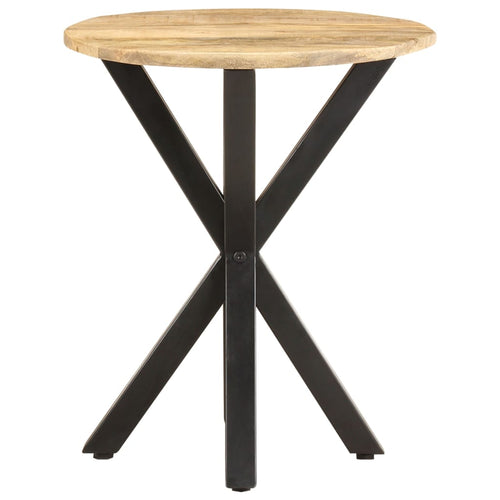 Tavolino 48x48x56cm in Legno Massello di Mango