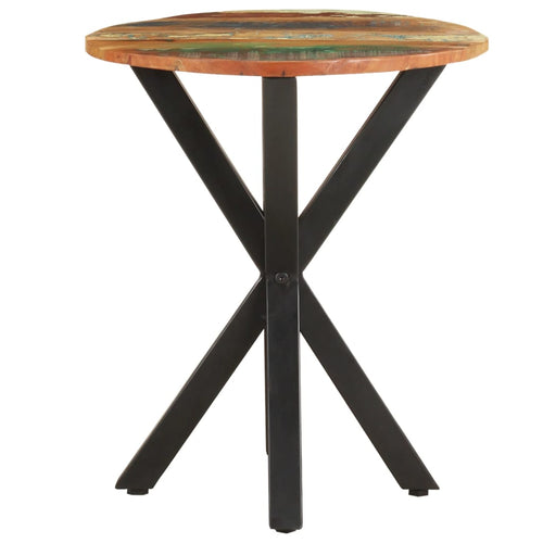 Tavolino 48x48x56 cm in Legno Massello di Recupero