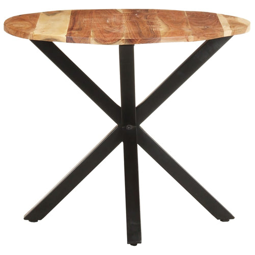 Tavolino 68x68x56 cm in Legno Massello di Acacia