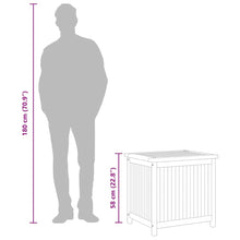 Carica l&#39;immagine nel visualizzatore di Gallery, Bauletto da Giardino 60x50x58 cm in Massello di Teak