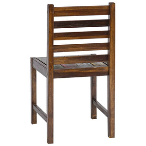 Sedie da Pranzo 2 pz in Legno Massello di Recupero