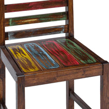 Load image into Gallery viewer, Sedie da Pranzo 2 pz in Legno Massello di Recupero