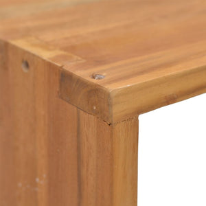 Tavolino 40x30x40 cm in Legno Massello di Teak