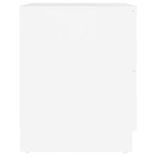 Load image into Gallery viewer, Comodini 2 pz Bianchi 40x40x50 cm in Legno Multistrato