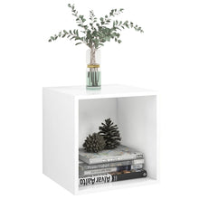 Load image into Gallery viewer, Mensola cubo Bianca 37x37x37 cm in Legno Multistrato