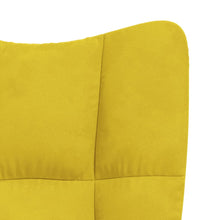 Laden Sie das Bild in den Galerie-Viewer, Poltrona Relax Giallo Senape in Velluto
