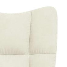 Charger l&#39;image dans la galerie, Poltrona Relax Bianco Crema Velluto