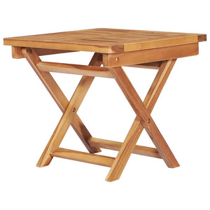 Set 2 Lettini Prendisole + Tavolino con Cuscini Scozzesi in Massello di Teak