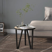 Carica l&#39;immagine nel visualizzatore di Gallery, Tavolino Rotondo Rovere Sonoma Ø35 cm in MDF