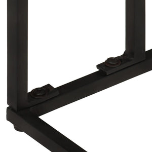 Tavolino 35x45x65 cm in Legno Massello di Acacia