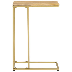 Tavolino 35x45x65 cm in Legno Massello di Mango