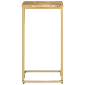 Tavolino 35x45x65 cm in Legno Massello di Mango