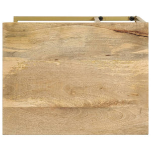 Tavolino 35x45x65 cm in Legno Massello di Mango