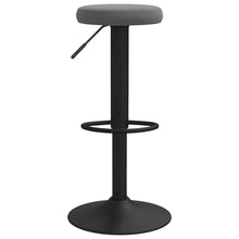 Carica l&#39;immagine nel visualizzatore di Gallery, Sedie da Bar 2 pz Grigio Scuro in Velluto