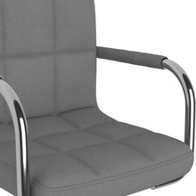 Carica l&#39;immagine nel visualizzatore di Gallery, Sgabello da Bar Grigio Chiaro in Tessuto