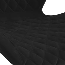 Carica l&#39;immagine nel visualizzatore di Gallery, Sgabelli da Bar 2 pz Neri in Velluto