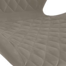 Indlæs billede til gallerivisning Sgabelli da Bar 2 pz Grigio Chiaro in Velluto