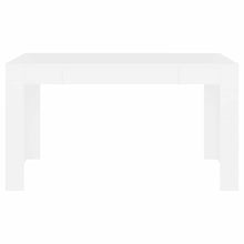 Carica l&#39;immagine nel visualizzatore di Gallery, Tavolo da Pranzo Bianco 140x74,5x76 cm in Legno Multistrato