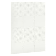 Carica l&#39;immagine nel visualizzatore di Gallery, Separè 3 Pannelli Bianco 120x180 cm in Acciaio