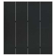 Load image into Gallery viewer, Separè 4 Pannelli Nero 160x180 cm in Acciaio