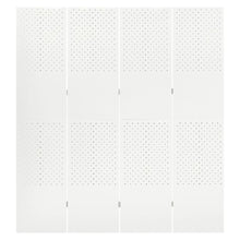 Load image into Gallery viewer, Separè 4 Pannelli Bianco 160x180 cm in Acciaio