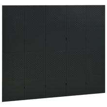 Load image into Gallery viewer, Separè 5 Pannelli Nero 200x180 cm in Acciaio