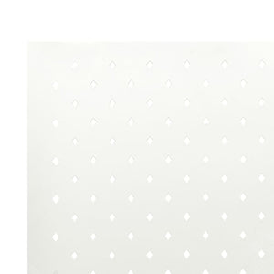 Separè 5 Pannelli Bianco 200x180 cm in Acciaio