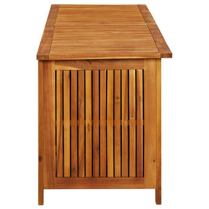 Baule da Giardino 175x50x58cm in Massello di Acacia Marrone