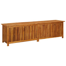 Carica l&#39;immagine nel visualizzatore di Gallery, Baule da Giardino 200x50x58cm in Massello di Acacia Marrone