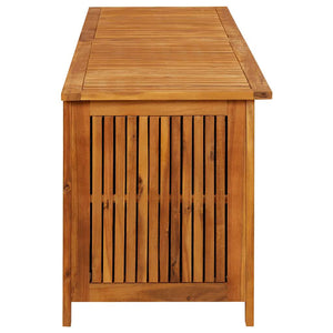 Baule da Giardino 200x50x58cm in Massello di Acacia Marrone