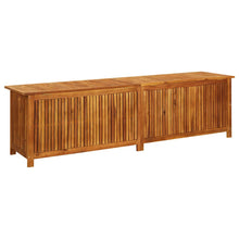 Carica l&#39;immagine nel visualizzatore di Gallery, Baule da Giardino 200x50x58cm in Massello di Acacia Marrone